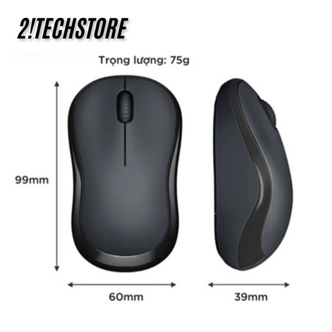 Chuột Không Dây Logitech M220 Silent - Chuột Văn Phòng Yên Tĩnh, Kết Nối 2.4GHz, Thiết Kế Nhỏ Gọn, Thời Gian Sử Dụng 18 Tháng