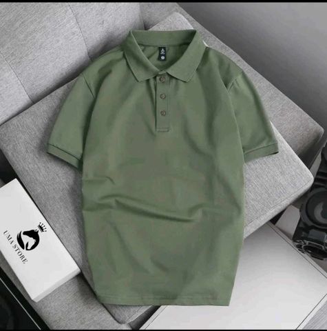 Áo Polo Trơn Cổ Bẻ Dáng Basic Chất Liệu Cá Sấu Dệt Kim CVC Cao Cấp, Co Dãn 4 Chiều - Thời Trang Nam Unisex Năng Động