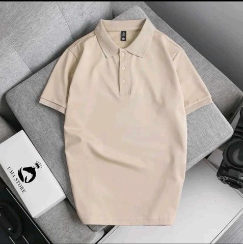 Áo Polo Trơn Cổ Bẻ Dáng Basic Chất Liệu Cá Sấu Dệt Kim CVC Cao Cấp, Co Dãn 4 Chiều - Thời Trang Nam Unisex Năng Động