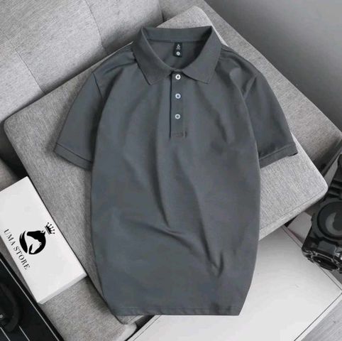 Áo Polo Trơn Cổ Bẻ Dáng Basic Chất Liệu Cá Sấu Dệt Kim CVC Cao Cấp, Co Dãn 4 Chiều - Thời Trang Nam Unisex Năng Động