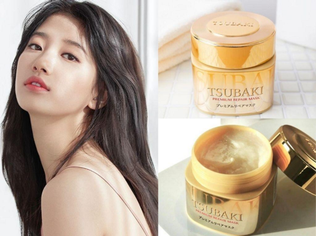 Mặt Nạ Tóc Cao Cấp Phục Hồi Hư Tổn Tsubaki Premium 180G