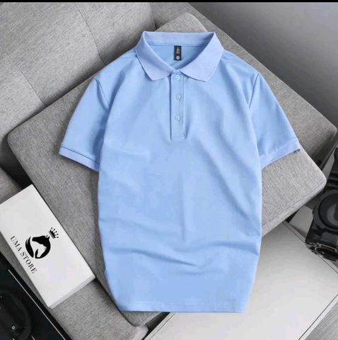 Áo Polo Trơn Cổ Bẻ Nam Basic Chất Liệu Cá Sấu Dệt Kim CVC Cao Cấp - Thoáng Mát, Co Dãn 4 Chiều, Nhiều Màu Sắc молодежи