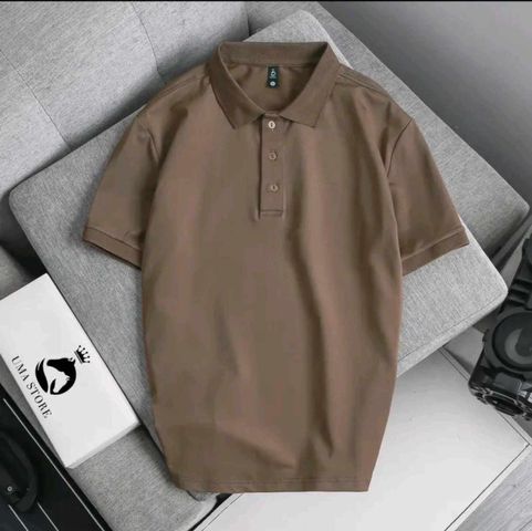 Áo polo trơn cổ bẻ basic unisex chất liệu cá sấu dệt kim co dãn 4 chiều - Thời trang nam phong cách trẻ trung, chất lượng cao cấp