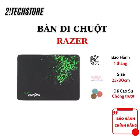 Pad Chuột Chuyên Game Fuhlen Goliathus 25x20cm - Bọc Viền, Chất Liệu Cao Cấp, Thiết Kế Thể Thao, Chống Trượt Tối Ưu