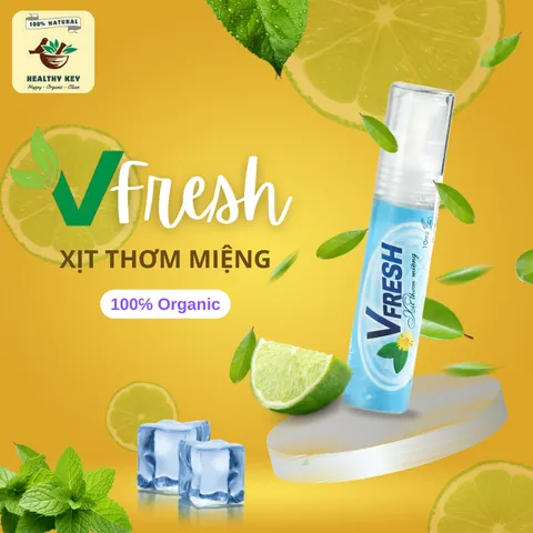 Xịt Thơm Miệng Vfresh Thảo Mộc - Giải Pháp Hơi Thở Tươi Mát, Tự Tin Dưới Mọi Tình Huống Giao Tiếp