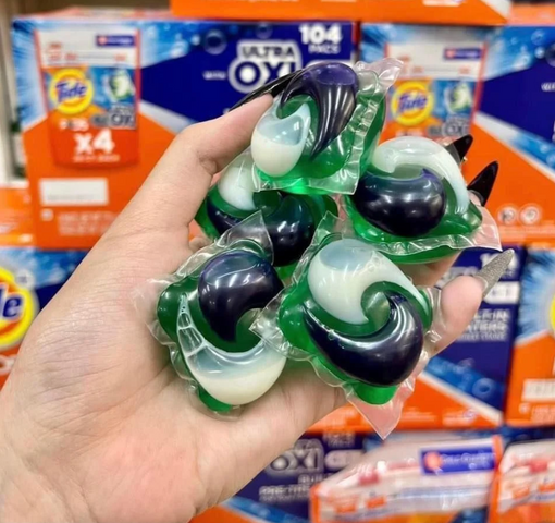 Viên Giặt Tide Pods Ultra Oxi 104 Viên 3.08Kg – Mỹ