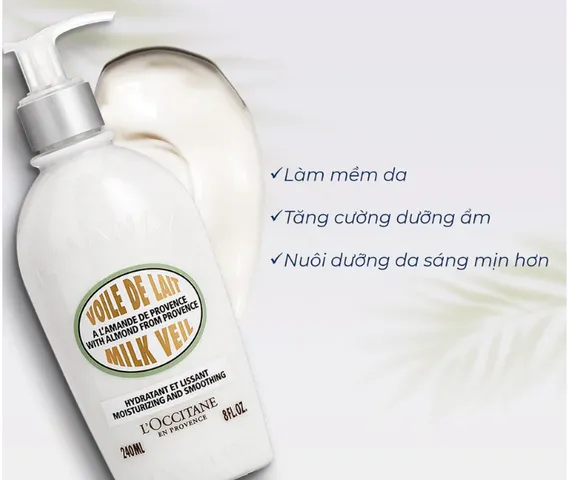 Sữa Dưỡng thể L'Occitane Almond Milk Veil 240ml