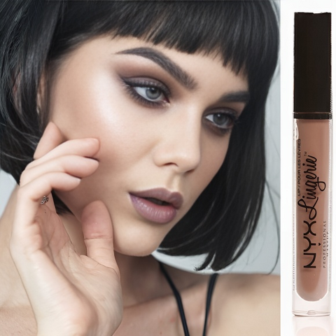 Son Kem Lì Nyx Lip Lingerie Tông Nude - Chất Son Mịn, Bám Lâu, Phong Cách Hiện Đại, Bảng Màu Đẹp, Makeup Hoàn Hảo