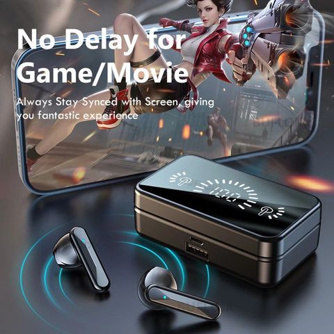 Tai Nghe Bluetooth S20 V5.3 - Âm Thanh Hifi 9D, Chống Nước IPX5, Micro LED, Pin 2200mAh, Thiết Kế Sang Trọng, Phù Hợp Mọi Thiết Bị