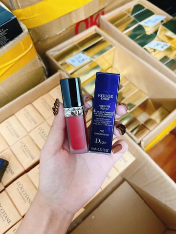Son Dior 760 Rouge Ultra Care Liquid Lipstick - Son Kem Đỏ Sang Trọng, Chăm Sóc Môi, Độ Bám Màu Lâu Dài, Mỹ Phẩm Cao Cấp Chính Hãng