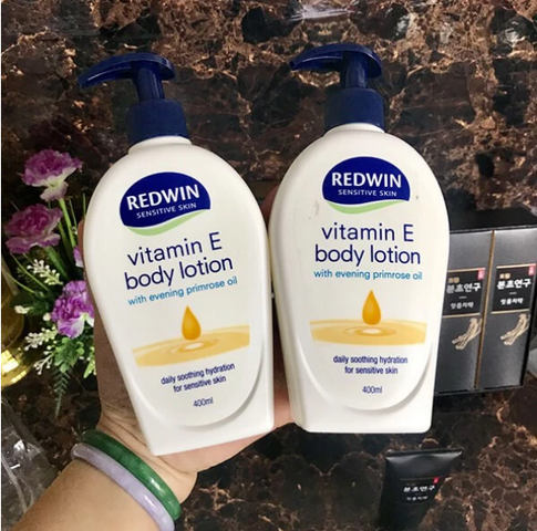 Dưỡng Thể Redwin Vitamin E Body Lotion 400ml (có vòi)