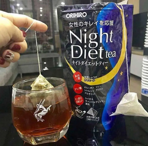 Trà Giảm Cân Ban Đêm Orihiro - 240Gói Trà Giúp Giảm Cân Tự Nhiên và Cải Thiện Giấc Ngủ từ Nhật Bản