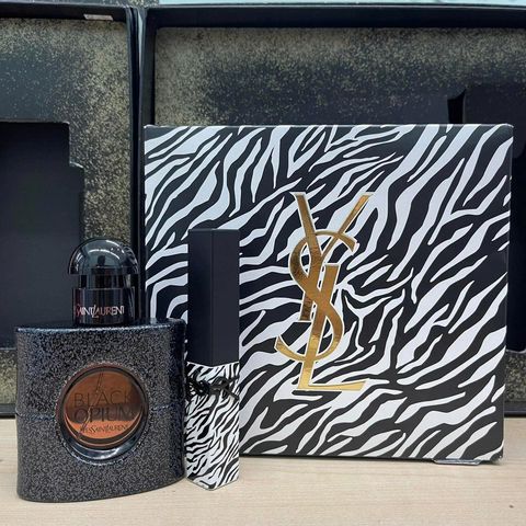 Set YSL Black Opium Quà Tặng - Nước Hoa 30ml & Son Môi Slim Shade N302 - Hương Thơm Ngọt Ngào, Sang Trọng, Quà Tặng Hoàn Hảo