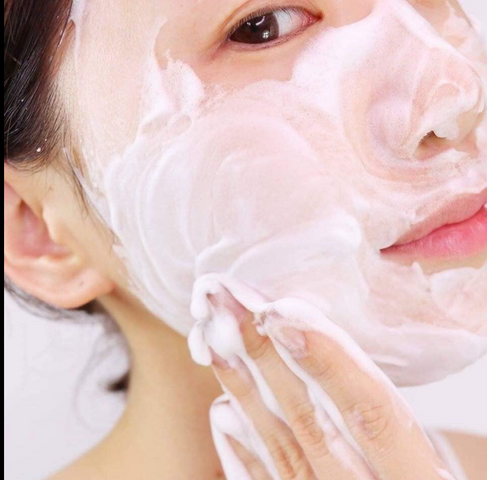 Sữa Rửa Mặt Collagen Kose Softymo 220G( Xanh Nhạt)