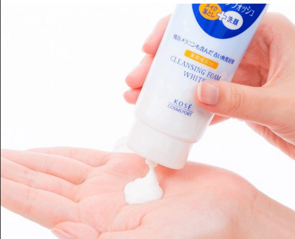 Sữa Rửa Mặt Collagen Kose Softymo 220G( Xanh Nhạt)