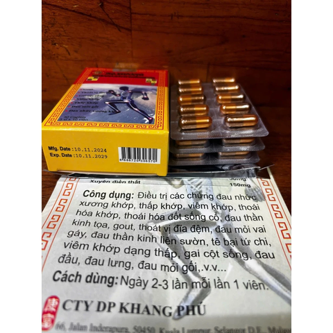 Xạ Hương Thiên Ma Bách Thống Đơn 30 Viên - Hỗ Trợ Đau Nhức Xương Khớp, Thấp Khớp, Viêm Khớp, Thoái Hóa Khớp