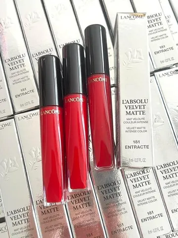 Son Kem Lancome 181 L’Absolu Velvet Matte - Son Mịn Màng, Bền Màu, Thiết Kế Sang Trọng, Phù Hợp Xu Hướng Làm Đẹp