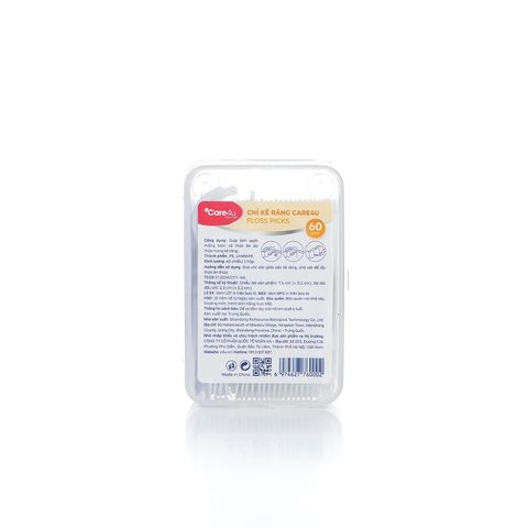 Chỉ kẽ răng Care4u - Combo 3 hộp, Chăm sóc răng miệng cho răng nhạy cảm, Dụng cụ vệ sinh răng miệng tiện lợi