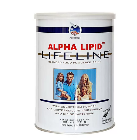 Sữa Non Alpha Lipid Life Line New Zealand 450G - Dinh Dưỡng Cải Thiện Da