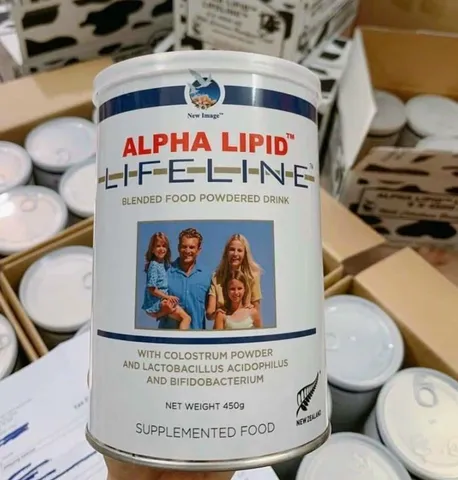 Sữa Non Alpha Lipid Life Line New Zealand 450G - Dinh Dưỡng Cải Thiện Da