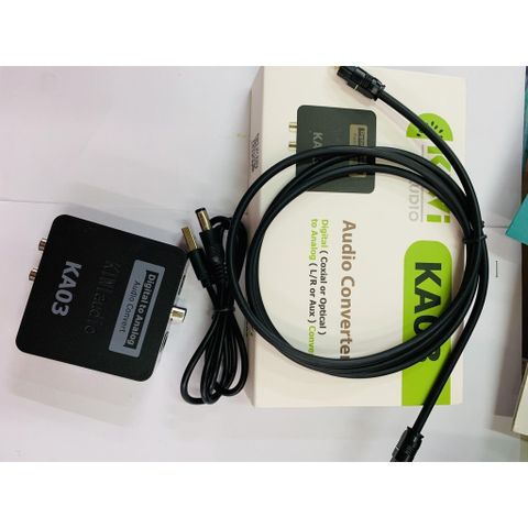 Bộ Chuyển Đổi Âm Thanh Optical Sang Analog KIWI KA03 Pro - Hỗ Trợ Bluetooth, Chất Lượng Âm Thanh Tốt Nhất, Dễ Sử Dụng