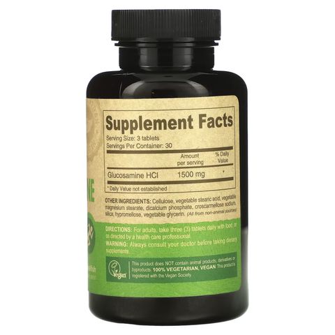 Viên uống bổ xương khớp Glucosamine Thuần Chay DEVA - Hỗ trợ phục hồi sụn khớp, giảm đau sưng, 90 viên Mỹ