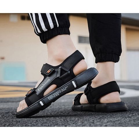 Dép sandal nam nữ thời trang Hàn Quốc 2 quai bền đẹp, chống trơn trượt - Giày học sinh phong cách FASHION cho mùa hè