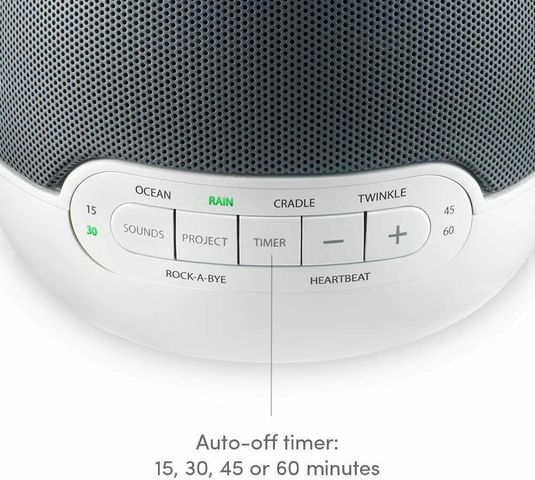 Máy Ru Ngủ HoMedics MYB-S305C - Cùng Âm Thanh Êm Dịu và Chiếu Ánh Sáng Thư Giãn Cho Bé - Thiết Bị Giúp Ngủ Ngon