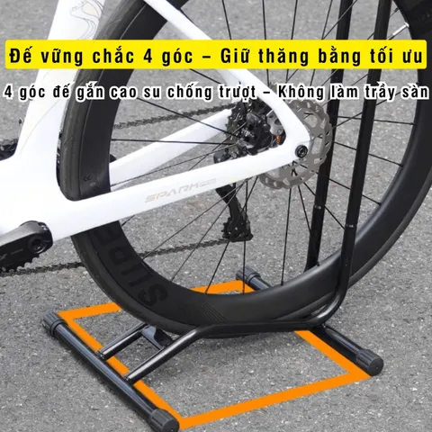 Giá Đỡ Xe Đạp Đa Năng PÊ Đan - Kệ Dựng Xe Đạp Thiết Kế Chữ L, Chắc Chắn, Tiện Lợi Cho Xe Đạp 12-29 Inch, Sửa Chữa và Trưng Bày