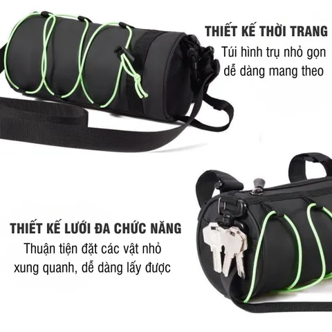 Túi Treo Xe Đạp PÊ ĐAN Chống Nước Gắn Ghi Đông Đa Năng, Không Gian 2.5L - Phụ Kiện Xe Đạp Tiện Lợi