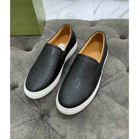 Giày Lười Nam Slip-on Da PU Phong Cách Cá Tính, Bền Đẹp Dành Cho Học Sinh và Đi Chơi - Giày Sục Thời Trang Mới Nhất