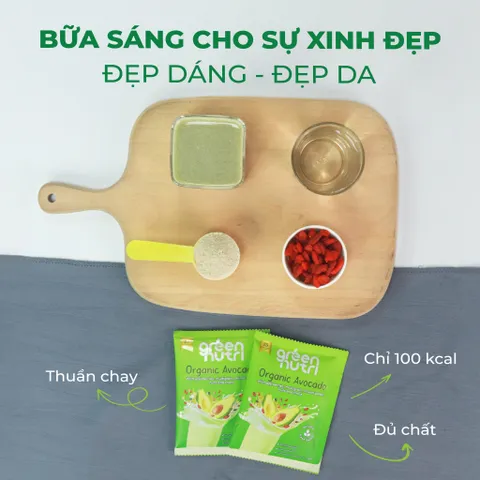 Sữa Hạt Ngũ Cốc Organic Avocado 625g - Thức Uống Thiên Nhiên Có BCAAs, Dinh Dưỡng Cho Sức Khỏe, Duy Trì Khối Cơ