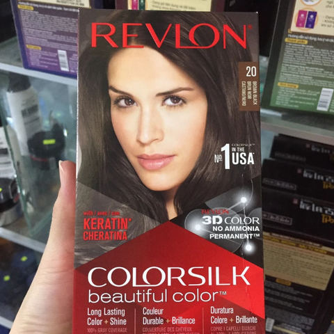 Kem/ Tuýt Nhuộm Tóc Revlon 20 - Nâu Đen