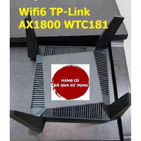 Bộ Phát Router Wifi6 TP-Link AX1800 WTC181 - MESH 2 Băng Tần, Tốc Độ Cao 1.8 Gbps, Thiết Kế Hiện Đại, Hỗ Trợ 20-30 User