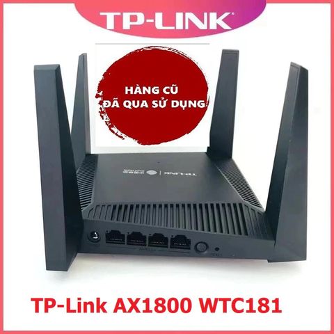 Bộ Phát Router Wifi6 TP-Link AX1800 WTC181 - MESH 2 Băng Tần, Tốc Độ Cao 1.8 Gbps, Thiết Kế Hiện Đại, Hỗ Trợ 20-30 User