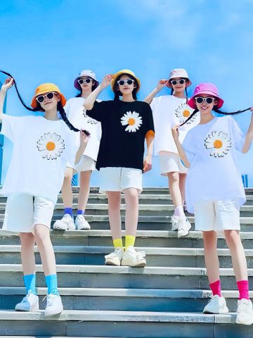 Áo Thun Hoa Cúc G-Dragon 2025 - Phong Cách Streetwear Hàn Quốc Unisex Chất Liệu Cotton Co Giãn, Thoải Mái, Dễ Phối Đồ