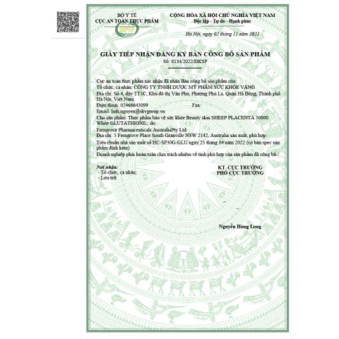 Viên Uống Trắng Da Dr Natural Beauty Skin - Nhau Thai Cừu 30.000mg & L-Glutathione - Sáng Da, Mờ Nám, hỗ trợ làm chậm quá trình lão hóa da, Nhập Khẩu Úc