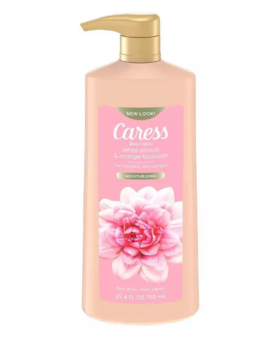 Set Sữa Tắm Caress Daily Silk 750ml - Dưỡng ẩm, Làm mềm mịn da, Hương thơm tự nhiên, Phù hợp mọi loại da