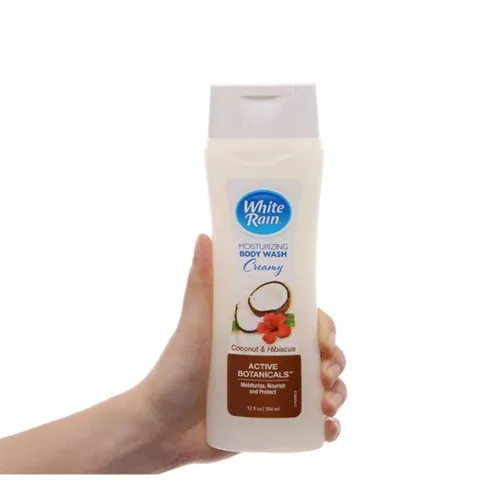 Sữa Tắm Dưỡng Ẩm Hương Dừa White Rain 354ml - Tươi Mát và Cung Cấp Độ Ẩm Cho Da, Thích Hợp Mọi Loại Da