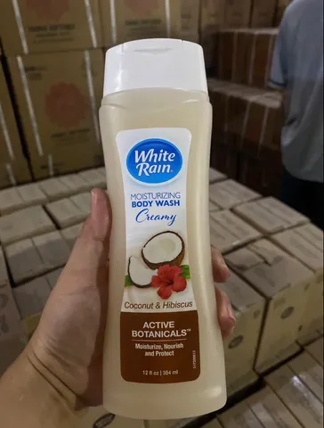 Sữa Tắm Dưỡng Ẩm Hương Dừa White Rain 354ml - Tươi Mát và Cung Cấp Độ Ẩm Cho Da, Thích Hợp Mọi Loại Da