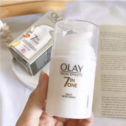 Kem dưỡng ban đêm Olay Total Effects 7 In1 Moisturiser 50ml - (bản UK)