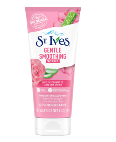 Sữa Rửa Mặt St.Ives Tẩy Tế Bào Chết Hoa Hồng & Lô Hội 170g - Làm Sạch Da, Cung Cấp Độ Ẩm, Phù Hợp Cho Da Nhạy Cảm