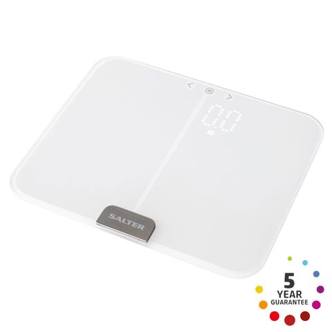 Cân Phân Tích Chỉ Số Cơ Thể Salter 9164WH3R - Đo Mỡ, Nước, Cơ, Xương, BMI, BMR, Thiết Kế Sang Trọng, Bộ Nhớ 10 Người Dùng