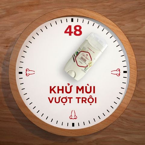 Sáp lăn khử mùi Old Spice Oasis with vanilla note 85g