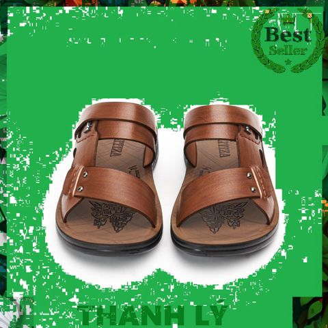 Dép Da Nam Cao Cấp VA005 - Sandal Đế Đúc Thời Trang, Lịch Sự, Dễ Phối - Giày Nam Chất Lượng Cao