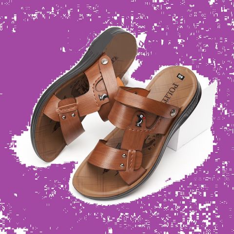 Dép Da Nam Cao Cấp VA005 - Sandal Đế Đúc Thời Trang, Lịch Sự, Dễ Phối - Giày Nam Chất Lượng Cao
