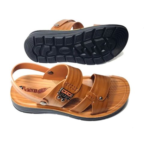 Dép nam da bò đế đúc siêu bền thời trang mới - Đẹp, êm ái, mẫu hot trend, nhiều màu sắc, size 38-43, phù hợp đi chơi