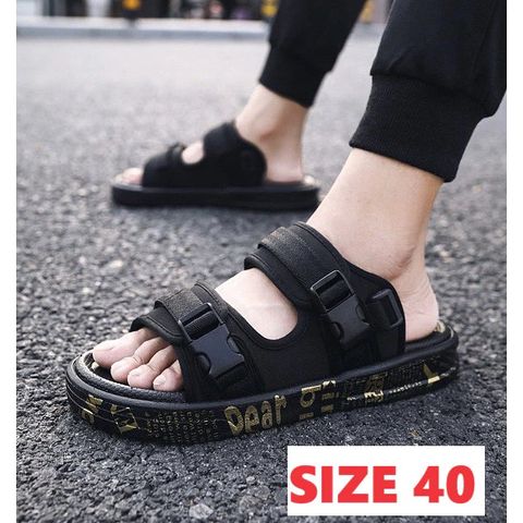 Dép Sandal Đế Chữ Nam Thời Trang, Phong Cách Mới Đi Học, Đi Chơi Dễ Phối Đồ, Size Đầy Đủ, Chất Lượng Cao