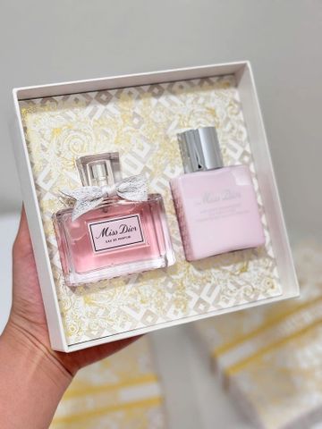 Bộ Nước Hoa Miss Dior EDP 50ml + 75ml - Hương Thơm Quyến Rũ, Sang Trọng, Quà Tặng Lý Tưởng cho Phái Đẹp