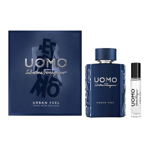 Nước Hoa Salvatore Ferragamo Set Uomo Urban Feel EDT 100ml + 10ml - Hương Thơm Nam Tính, Sang Trọng và Quyến Rũ